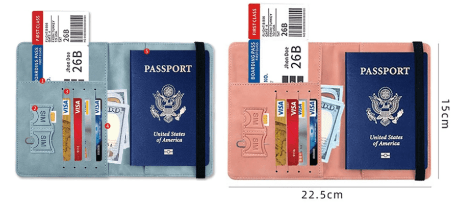 RFID 안티스키밍 해킹방지 여권 케이스