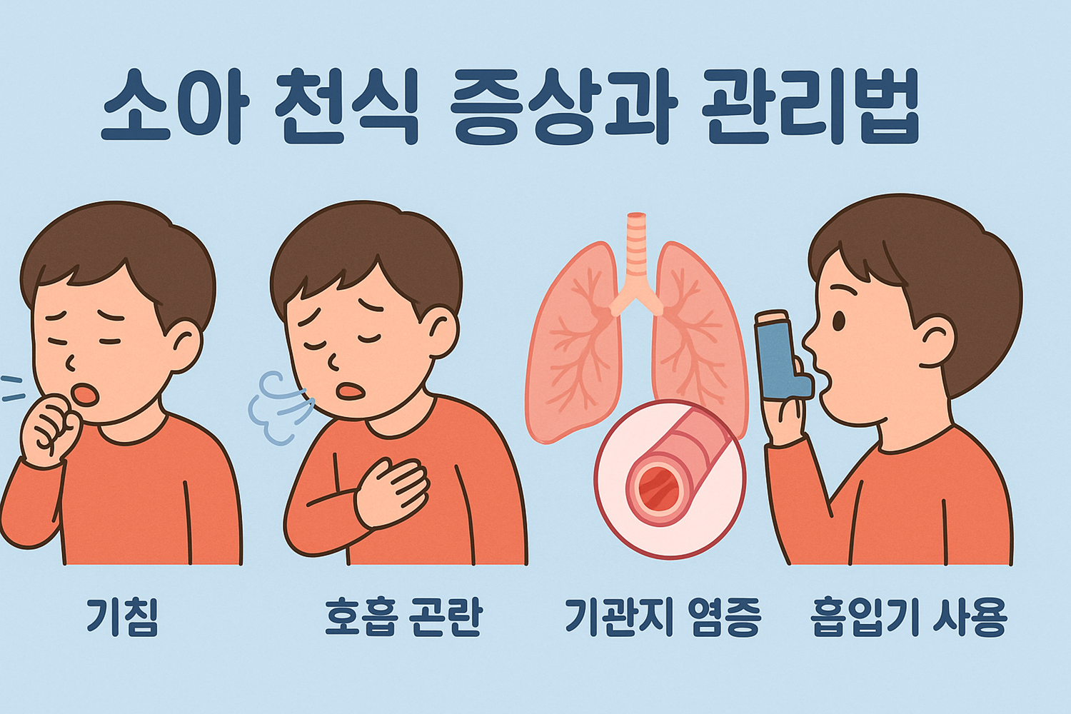 소아 천식 증상과 관리법
