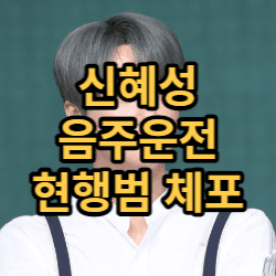  신혜성 현행범 체포, 도난차량에서 음주 측정 거부