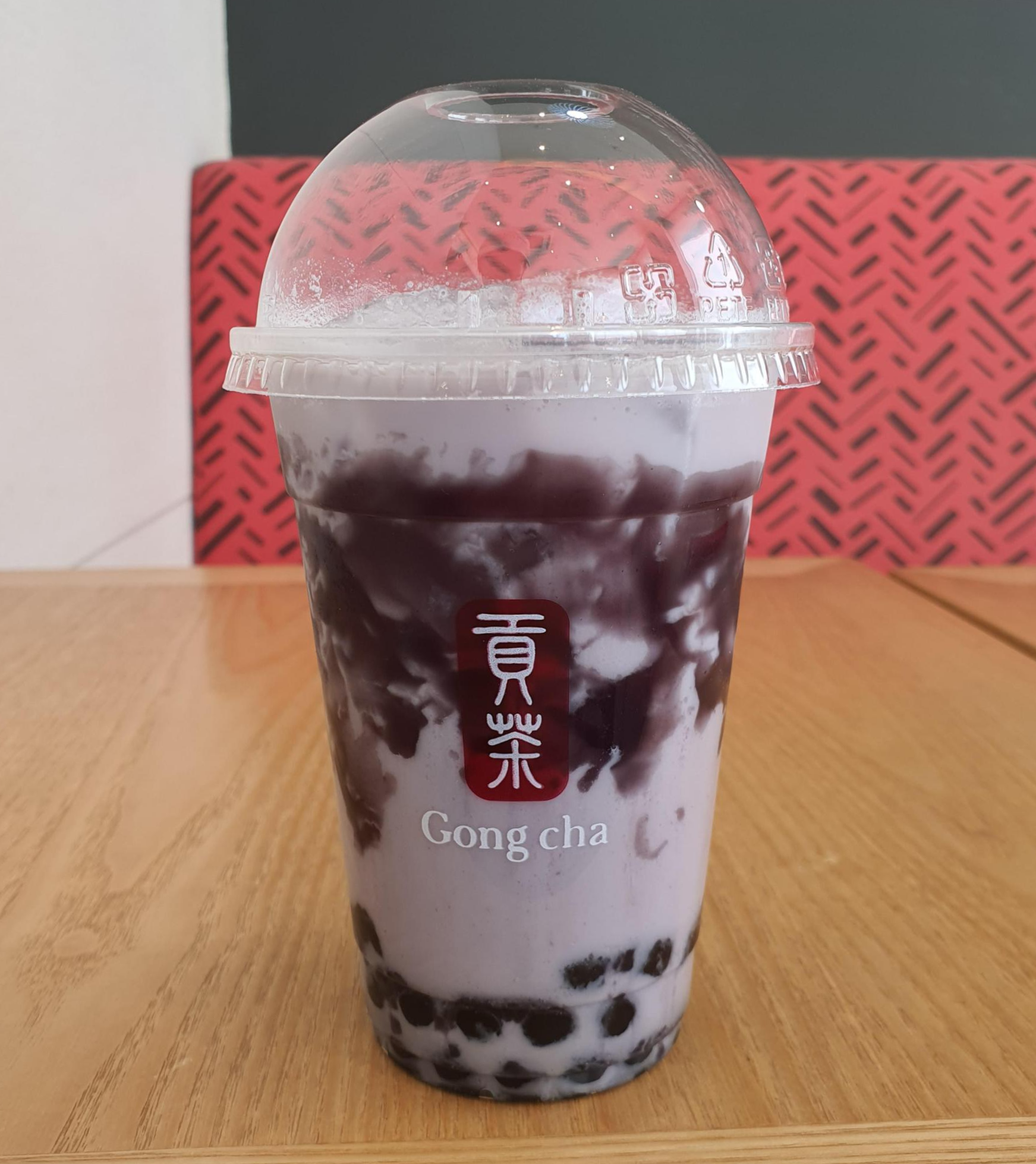 공차 Gong Cha 貢茶 - 타로바른 밀크티+펄 후기