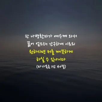 씨 뿌리는 자의 바유 마가복음 성경 묵상_23
