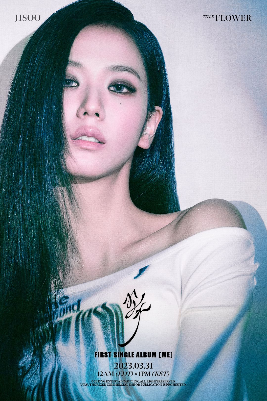 JISOO Primo Album Singolo – BLACK Ver. (Versione Con Poster Piegato) – Libro Fotografico + CD + Card Casuale