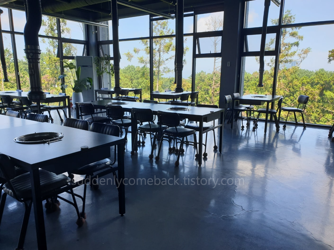 포도원-2층-식당-풍경