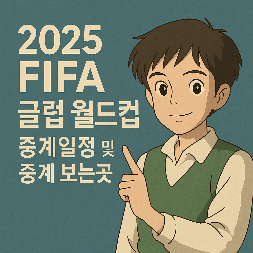 클럽월드컵 일정 및 중계 보는 곳