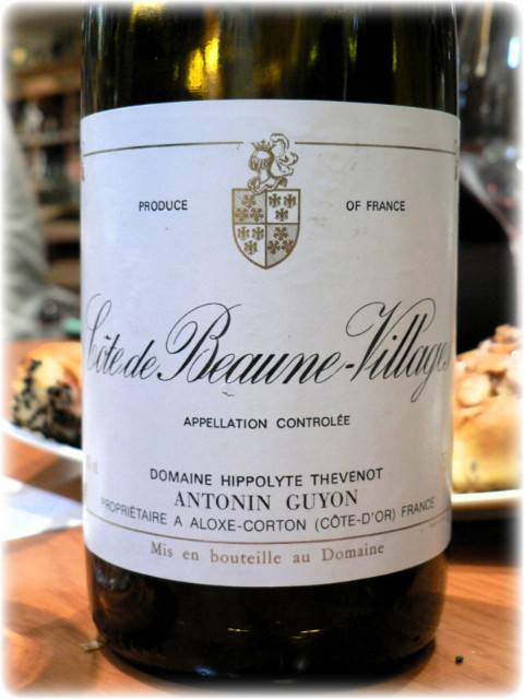부르고뉴 꼬뜨 드 본 빌라쥐(Bourgogne Cote de Beaune Villages) 2005