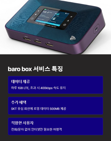 바로 박스 서비스 특징