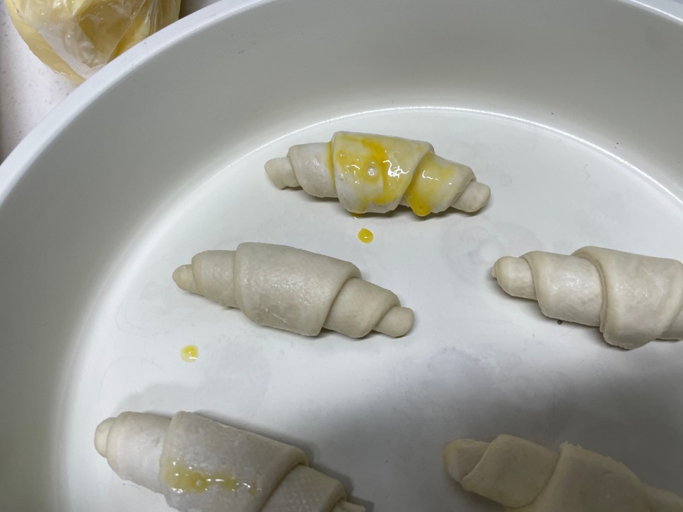 ㅋㅋㅋ 왜 실패하는가 ㅠ 크로와상 생지로 빵굽기 8