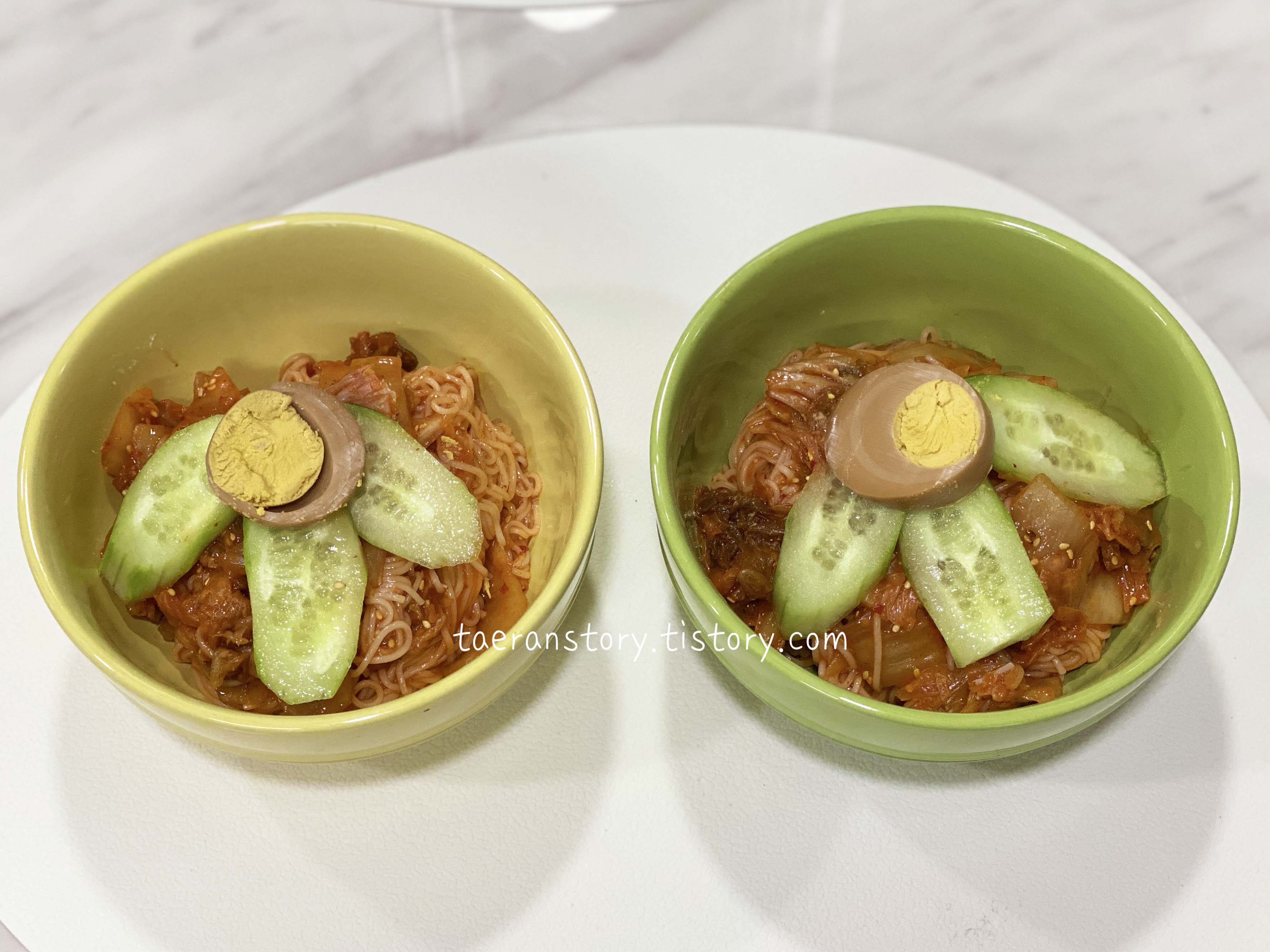  매콤 달콤한 비빔국수 만들기 (김치비빔국수)