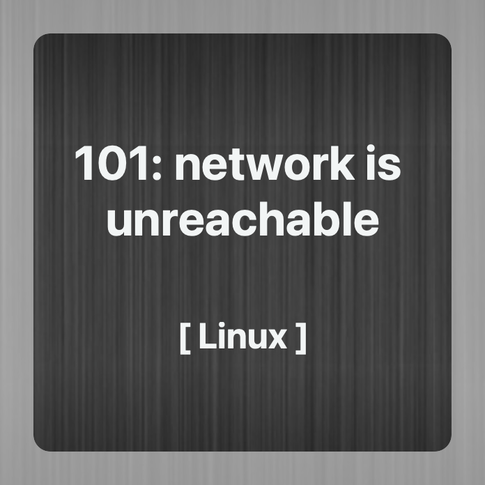 [EC2] 101 network is unreachable apt update 에러 해결