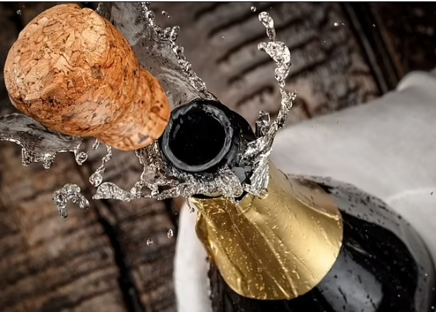 조심! 초속 400미터 엄청난 속도의 샴페인 뚜껑 따기...과학적 샴페인 따르는 법 VIDEO: Study reveals how a supersonic shock wave blasts the cork out the bottle at up to 400 metres per second