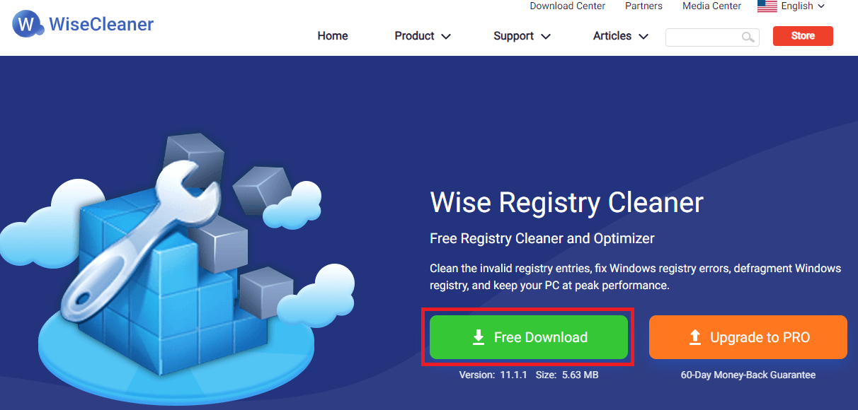 Wise Registry Cleaner 다운로드
