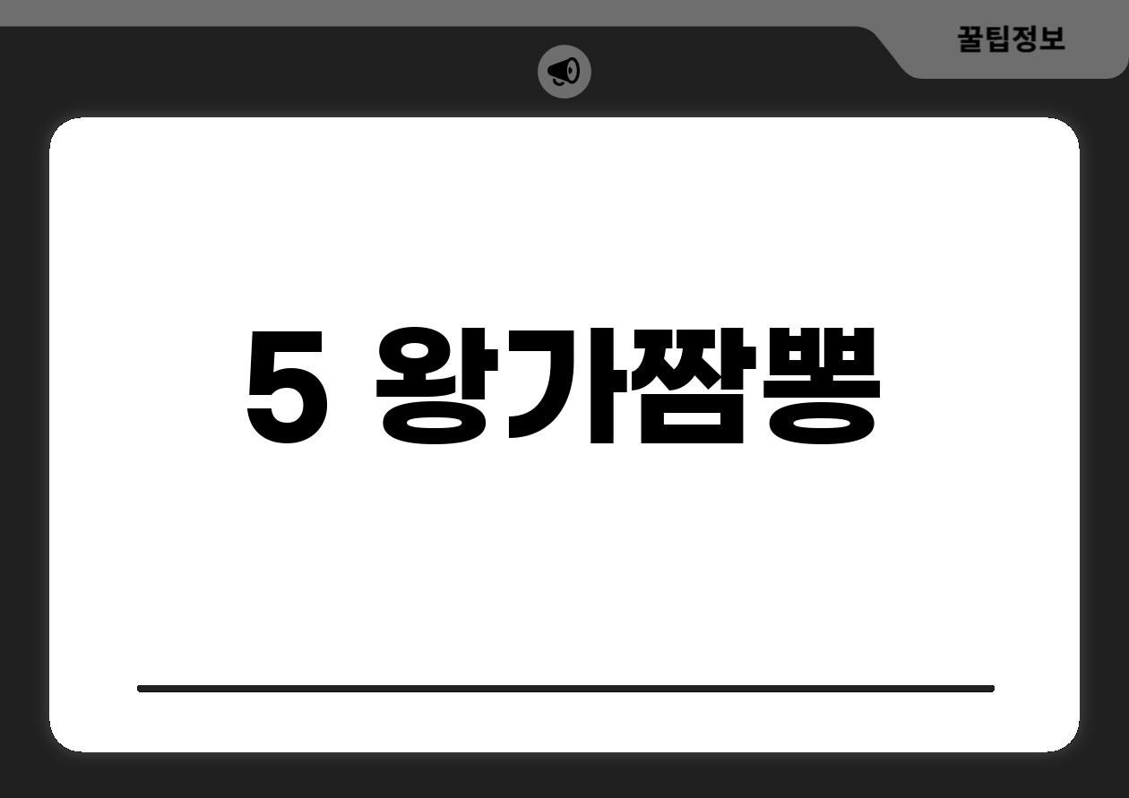 5. 왕가짬뽕