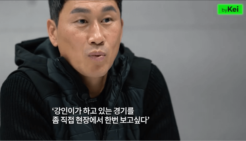 故유상철감독과 이강인(출처: 스토리K - 축구in 인문학 by kei)