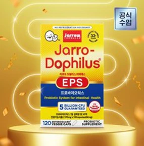 [공식수입] 자로우 도피러스 EPS 이피에스 120캡슐 액티브 유산균 7종 프로바이오틱스&#44; 120정&#44; 1개