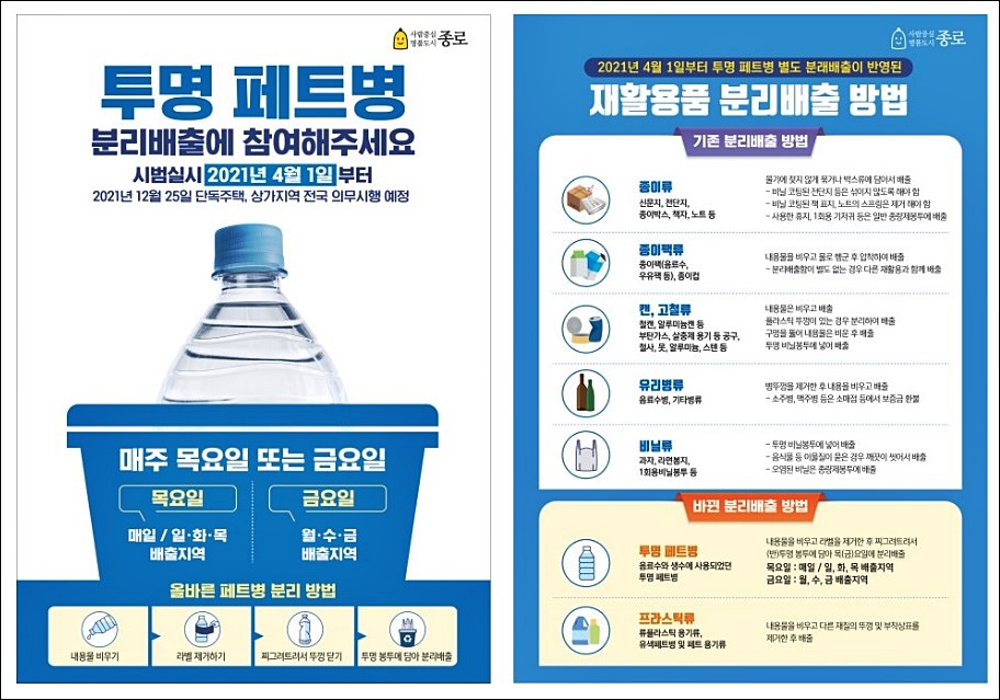 행정 복지제도 안내 종로구 2022년 달라지는 3