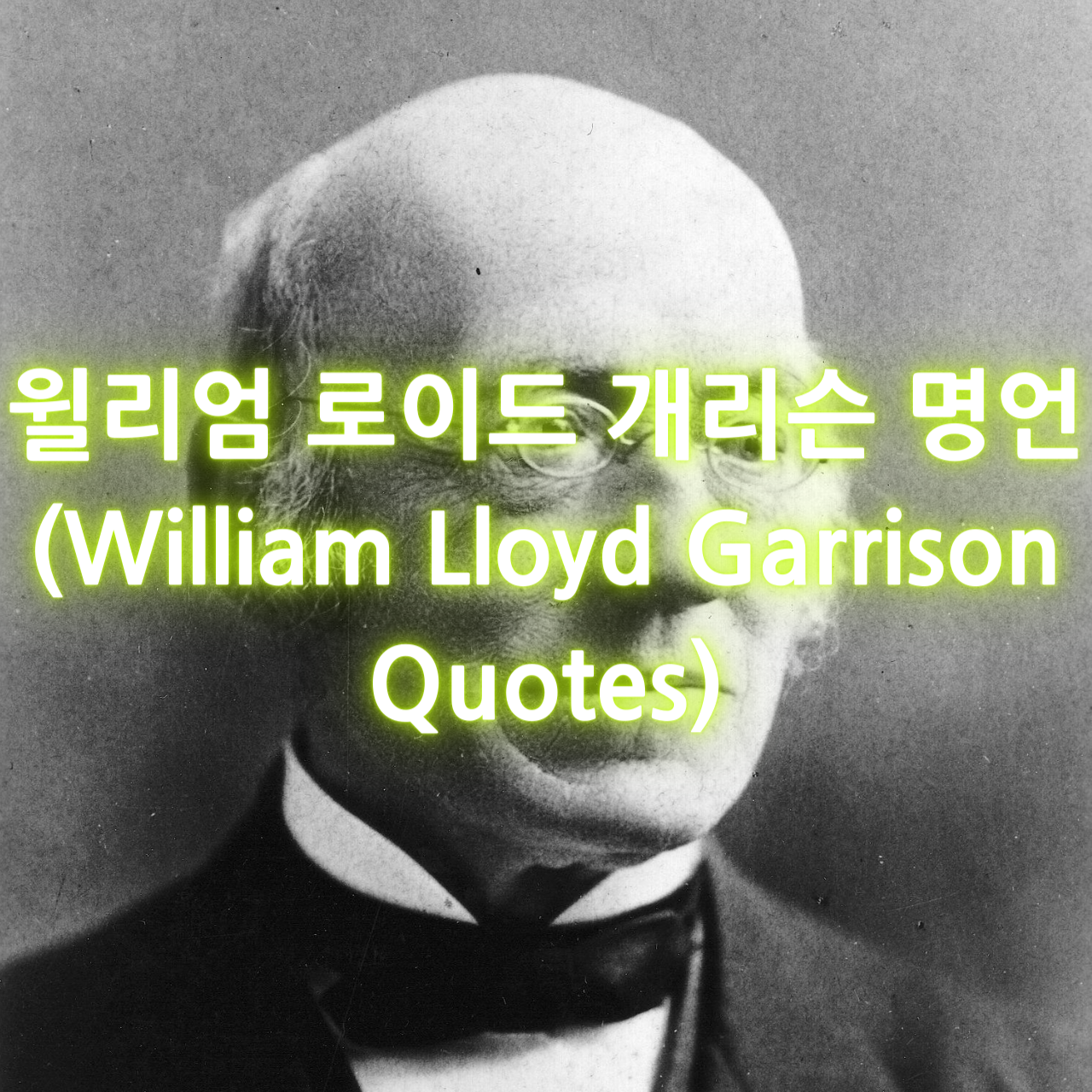 윌리엄 로이드 개리슨의 명언 (William Lloyd Garrison Quotes)