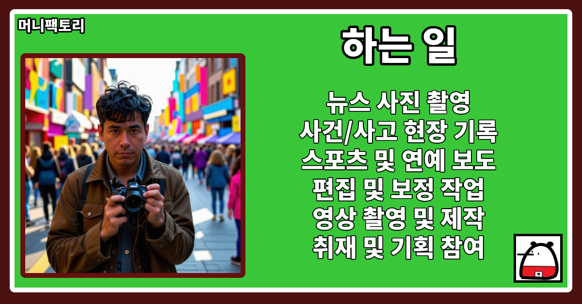 사진기자하는일
