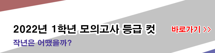 2022년 고등학교 1학년 모의고사반
