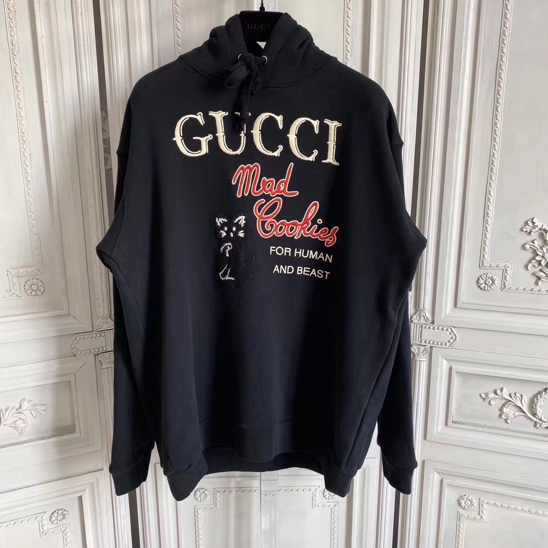 [GUCCI] 구찌 'Mad Cookies' 매드 쿠키즈 프린트 스웨트 셔츠 후드 티셔츠 646953 XJDAH 1082