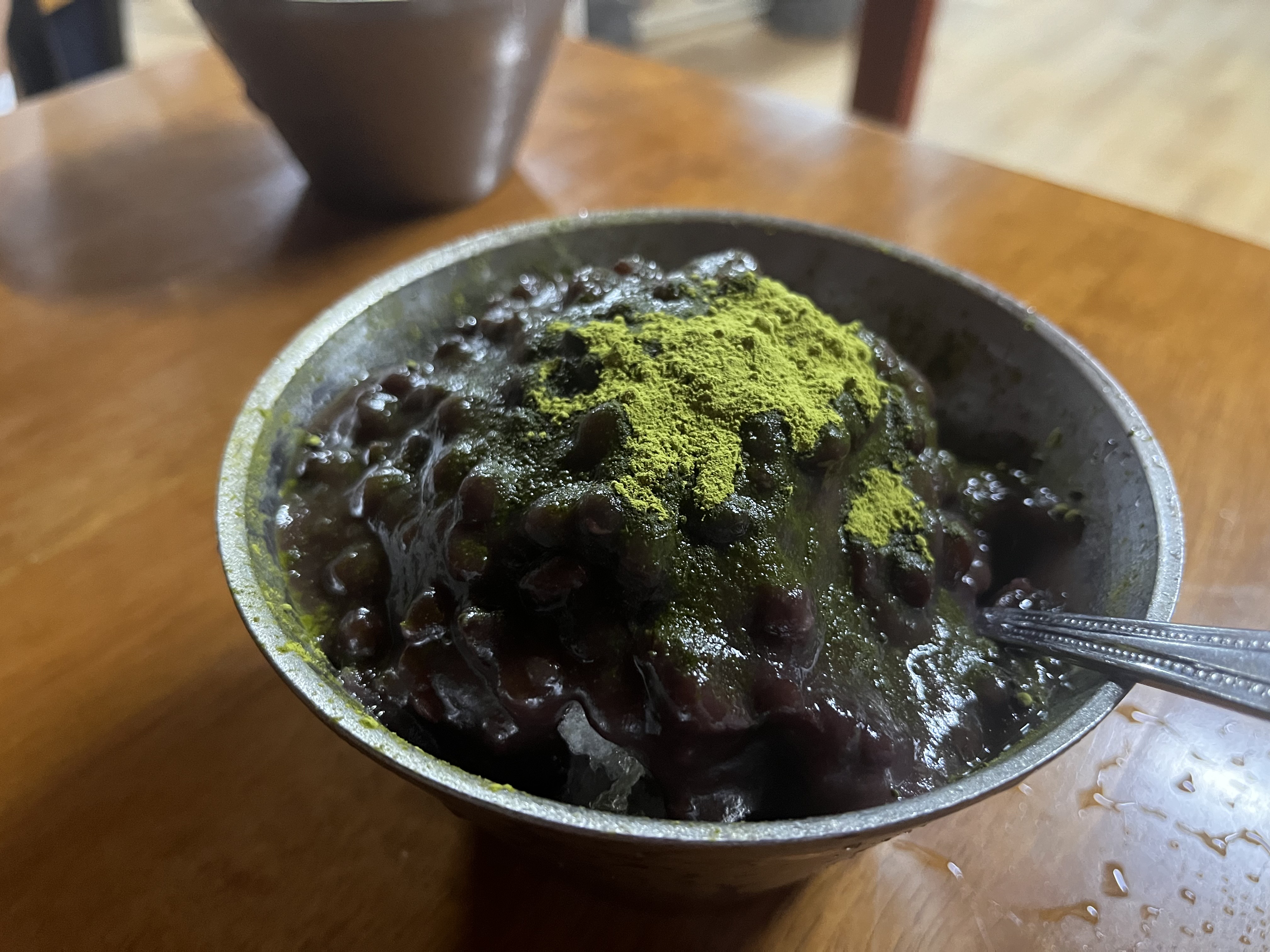 돼지팥빙수 이미지