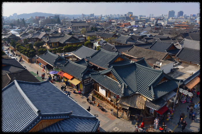 전주 한옥 마을 전경