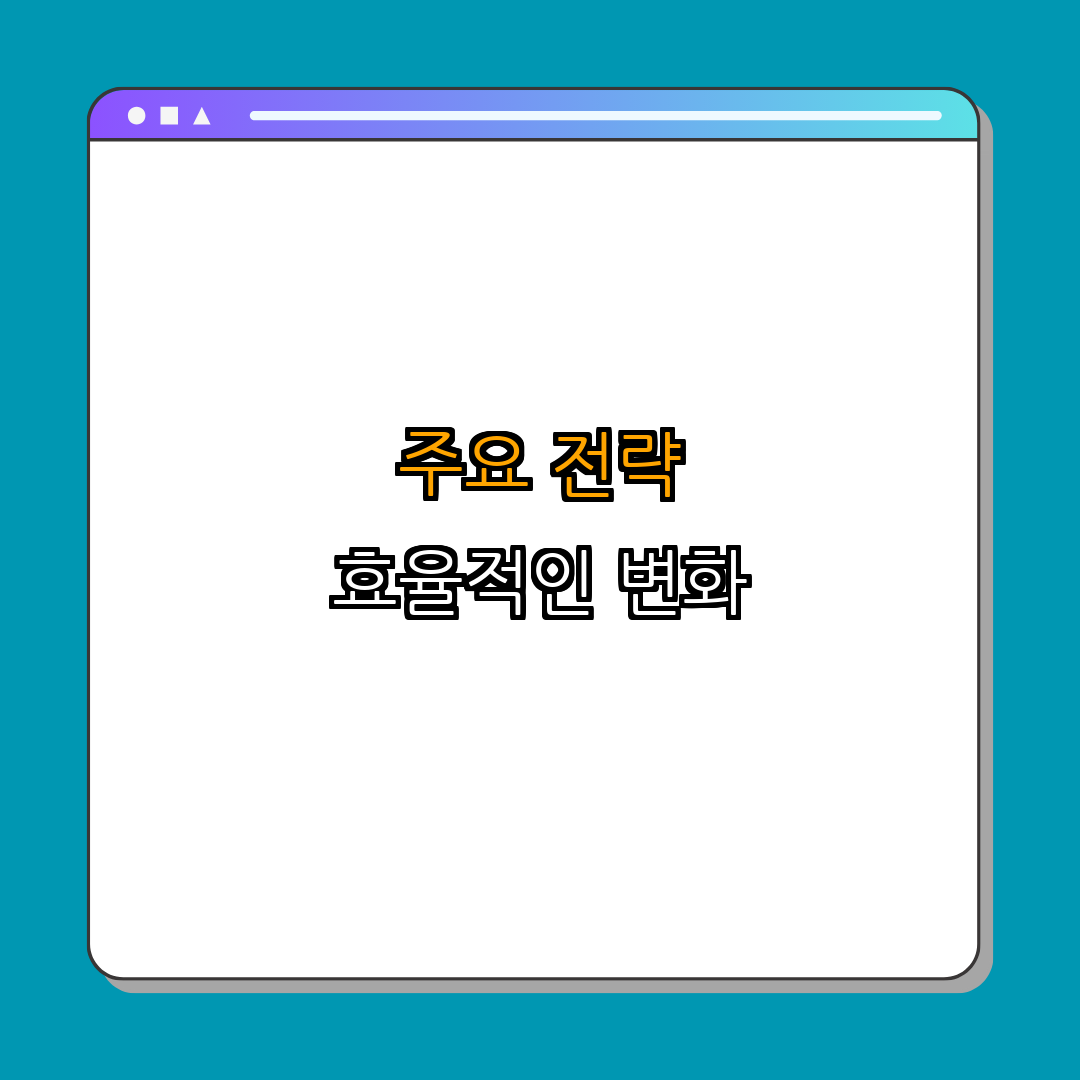 3. 변화 관리의 주요 전략