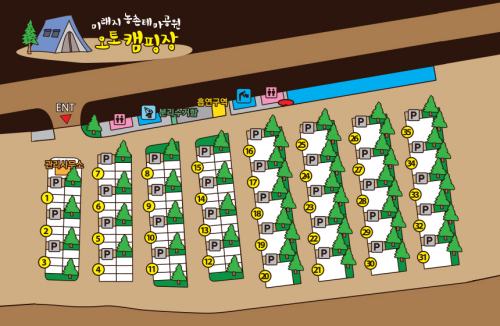 청주-미래지농촌테마공원-오토캠핑장-배치도