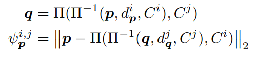 COLMAP consistency function