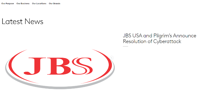 JBS-미국육가공기업-랜섬웨어피해-홈페이지사진- data-filename=