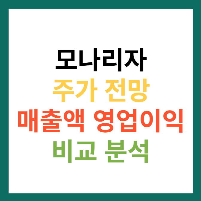 모나리자 주가 전망