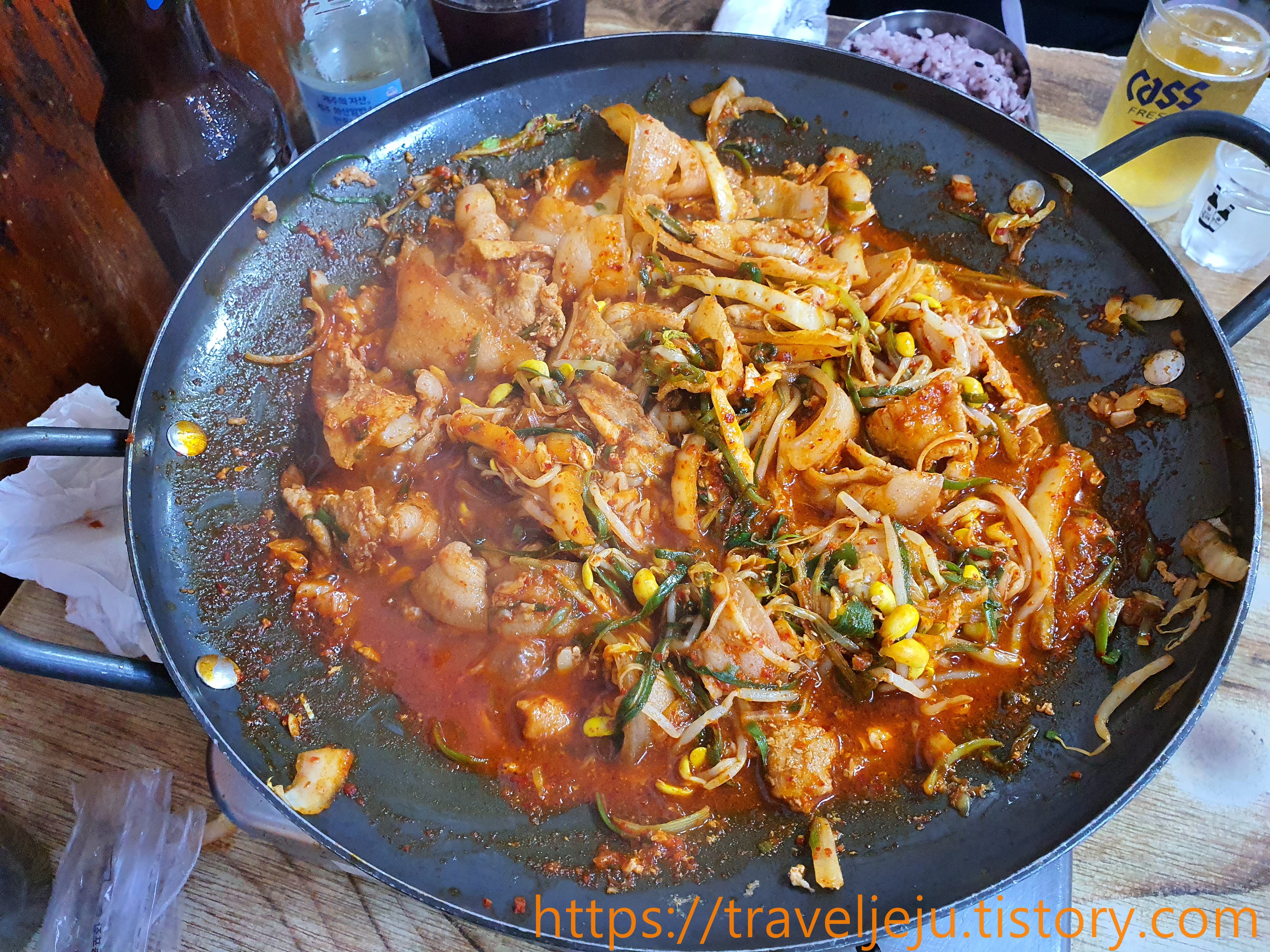  제주도 돼지고기 두루치기, 갈치국, 갈치조림까지! 가성비 맛집 추천_기사식당_현옥 식당 [제주도 터미널 맛집 리스트 4]