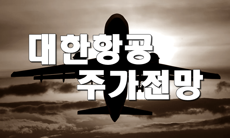  대한항공 주가전망 차트로 보자!