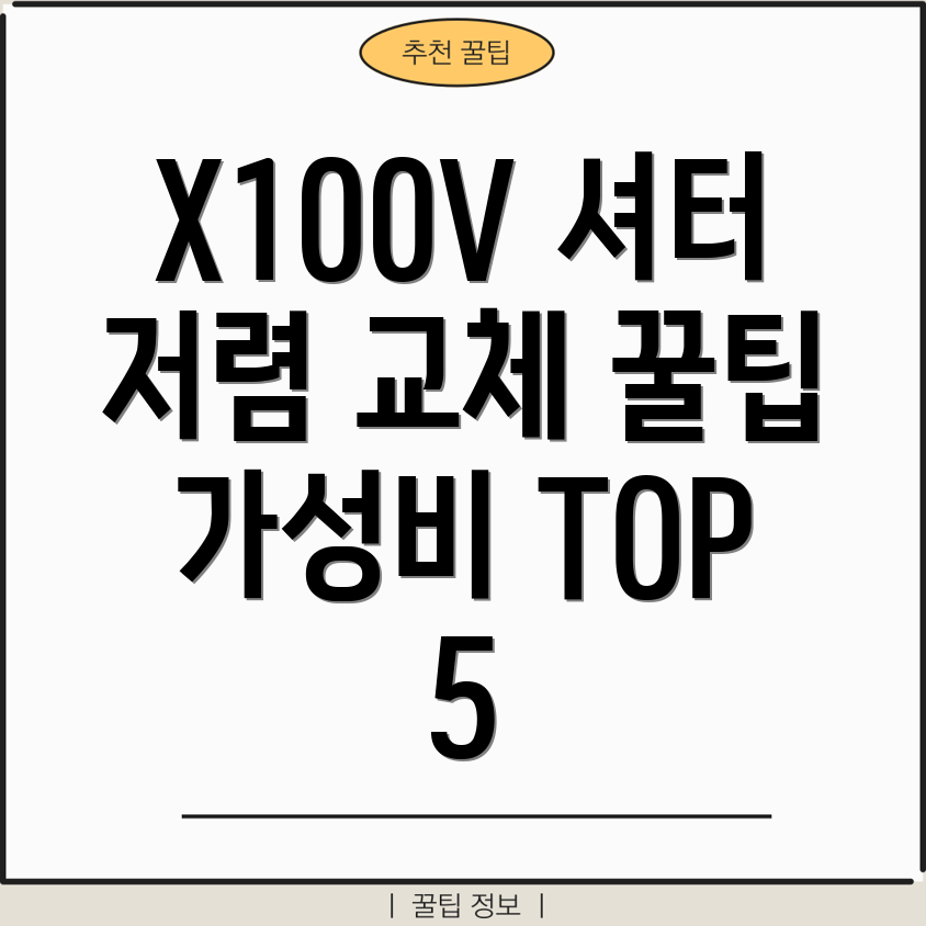 후지필름X100V셔터버튼저렴하게교체하기가성비갑Top5비교분석