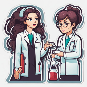 여성의사 두명