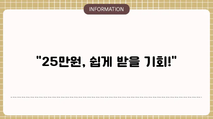 민생지원금 25만원 신쳤대부에 버틀한 事을 접두더도.