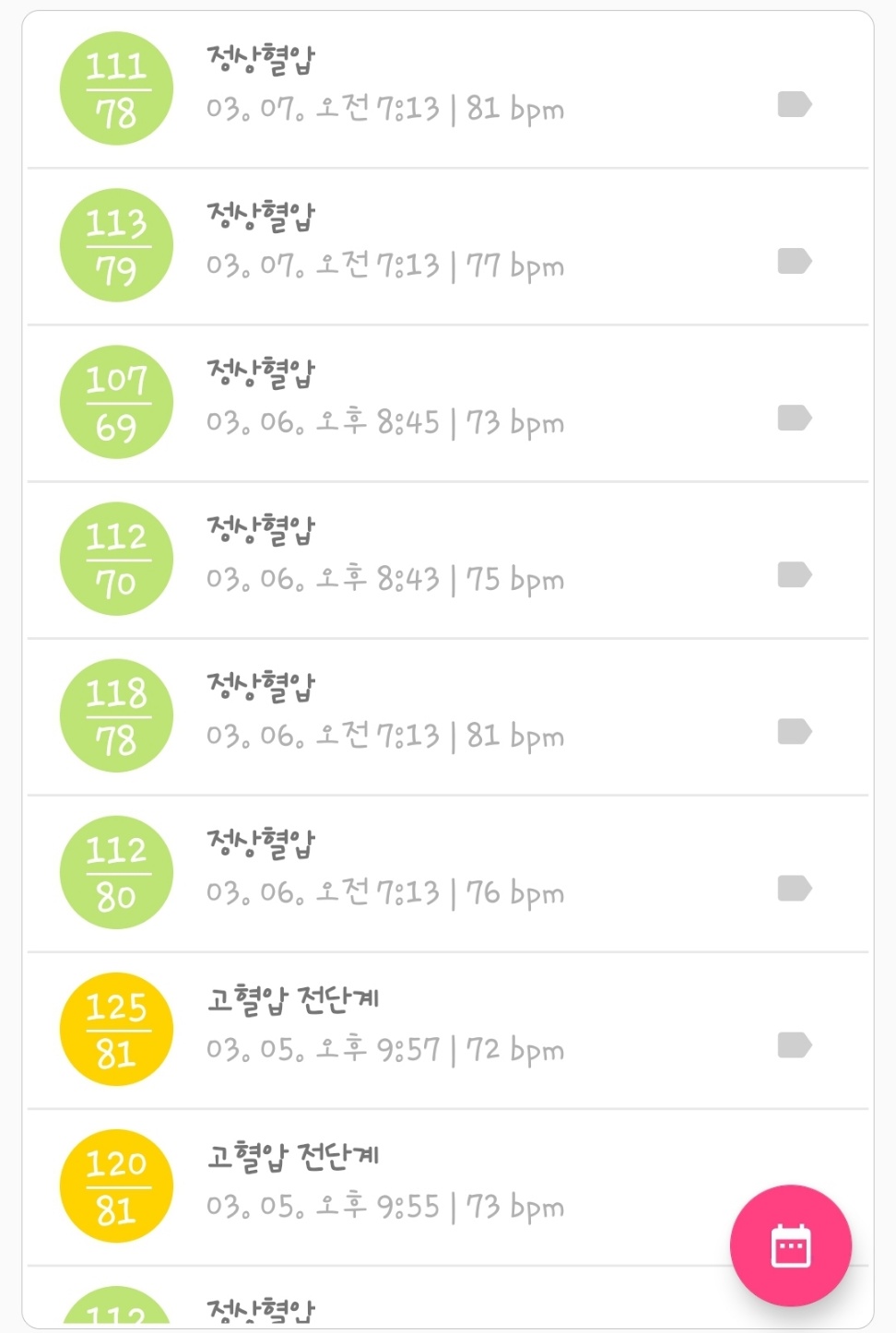 혈압측정