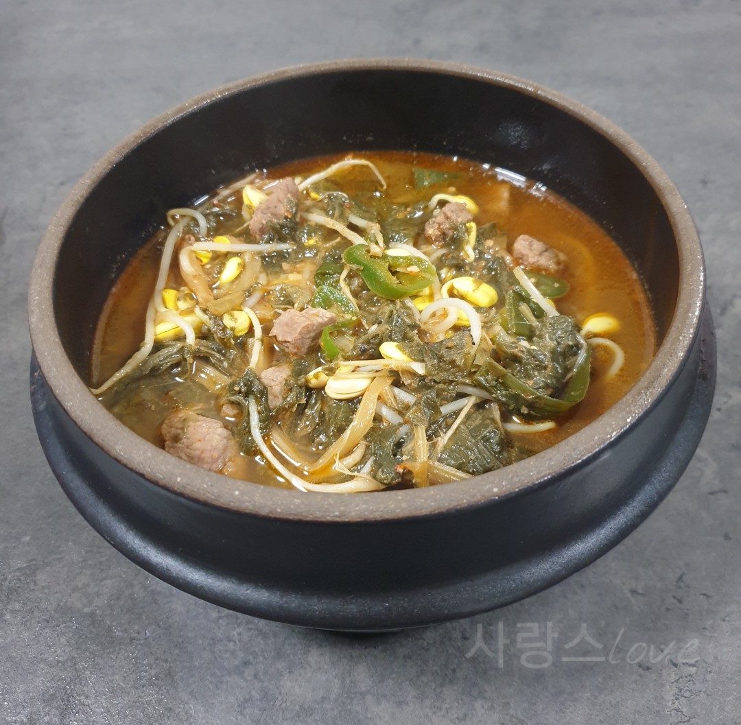  시래기 콩나물 해장국 만들기 구수하고 시원한 국물이 일품이에요