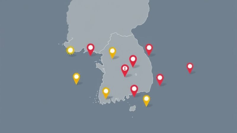 2025년 4월 29일 오늘 전국 지역별 날씨 및 대기 정보 이미지