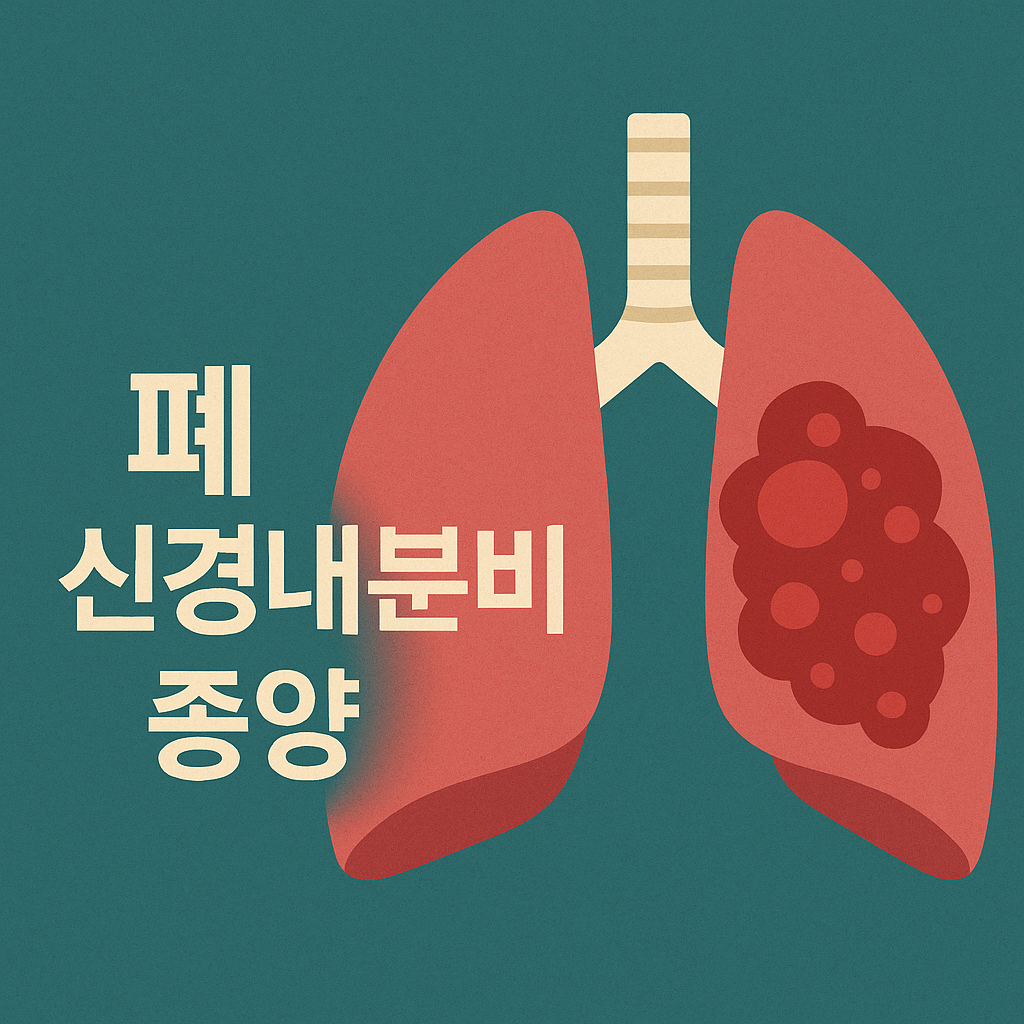폐 신경내분비종양 관련 이미지