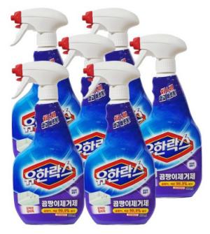 유한양행 유한락스 곰팡이제거제 600ml&#44; 6개입