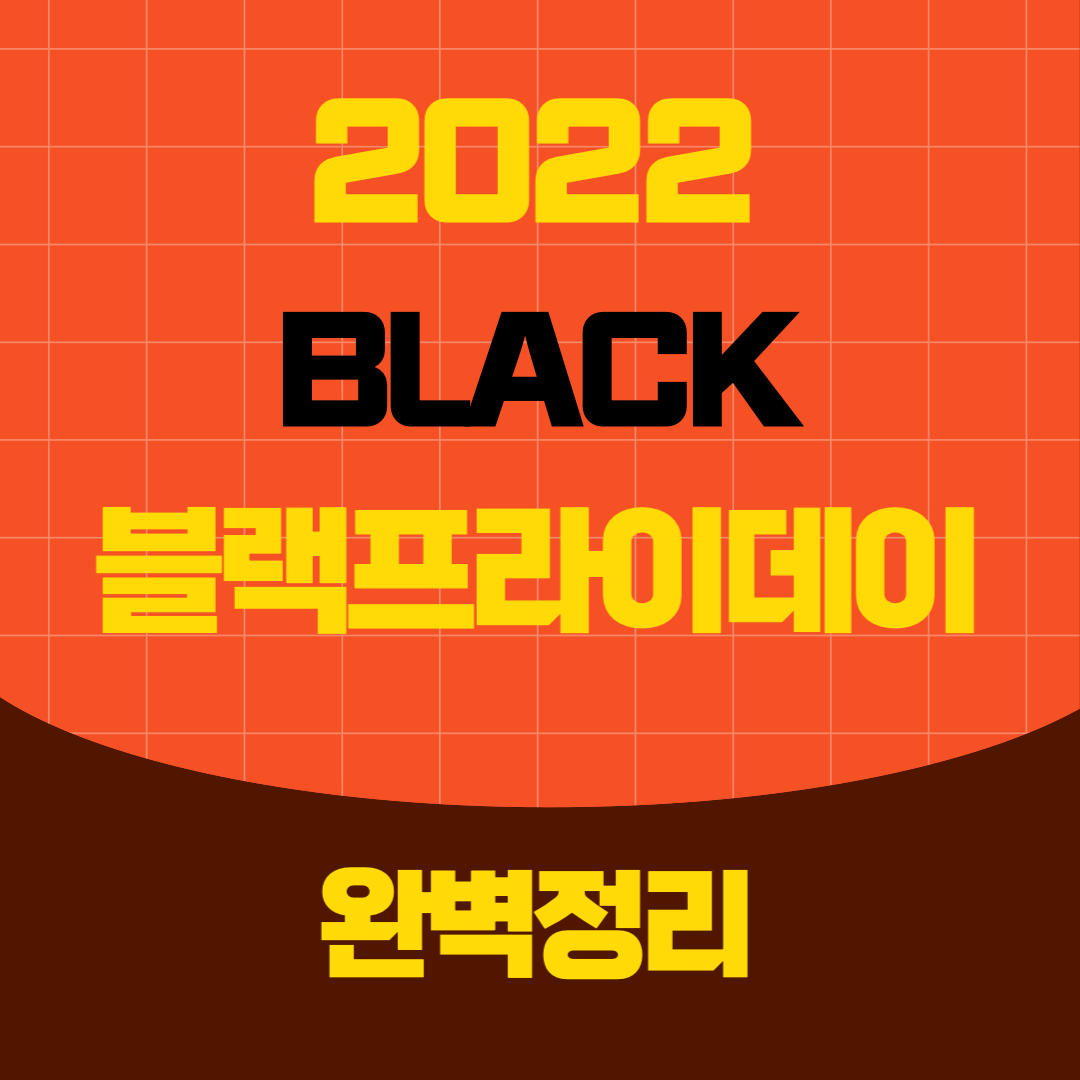 2022 블랙프라이데이