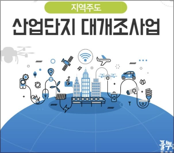 &#39;22년 산업단지 대개조 지역 5곳 선정...노후산단을 &quot;디지털·친환경 산단&quot;으로 [국토교통부]