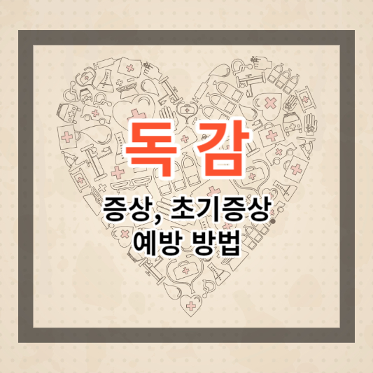  독감의 증상 및 초기증상, 예방 방법 총정리