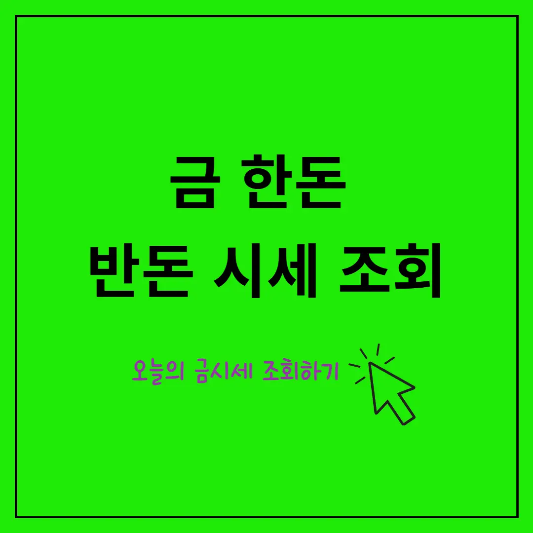 금-한돈-반돈-시세 조회,-금-가격-급등-요인-및-전망