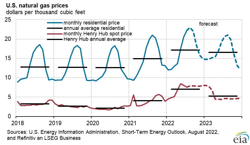 Natural gas price outlook