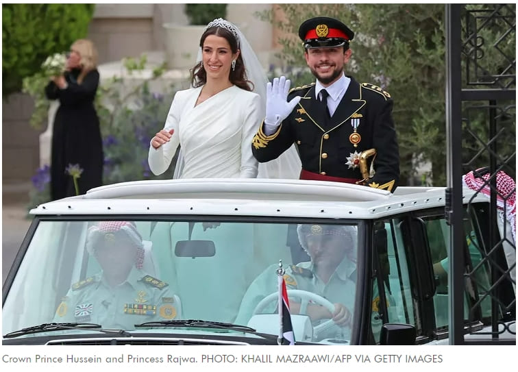  [화보] 요르단 왕세자의 사우디 유력 가문과의 결혼식 VIDEO:Jordan’s Crown Prince Hussein and Saudi architect Rajwa Alseif wedding...