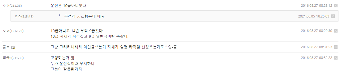  운전직 공무원 현실 알아보자 (실수령액, 경쟁률은? 진짜 개꿀일까?)