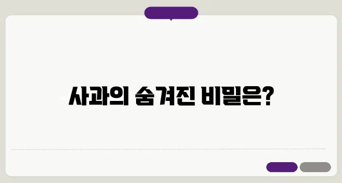 사과효능과 부작용 그리고 사과의 영양성분 알아볼까요?