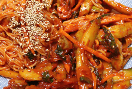  백종원 골뱅이무침 재료와 양념장 레시피