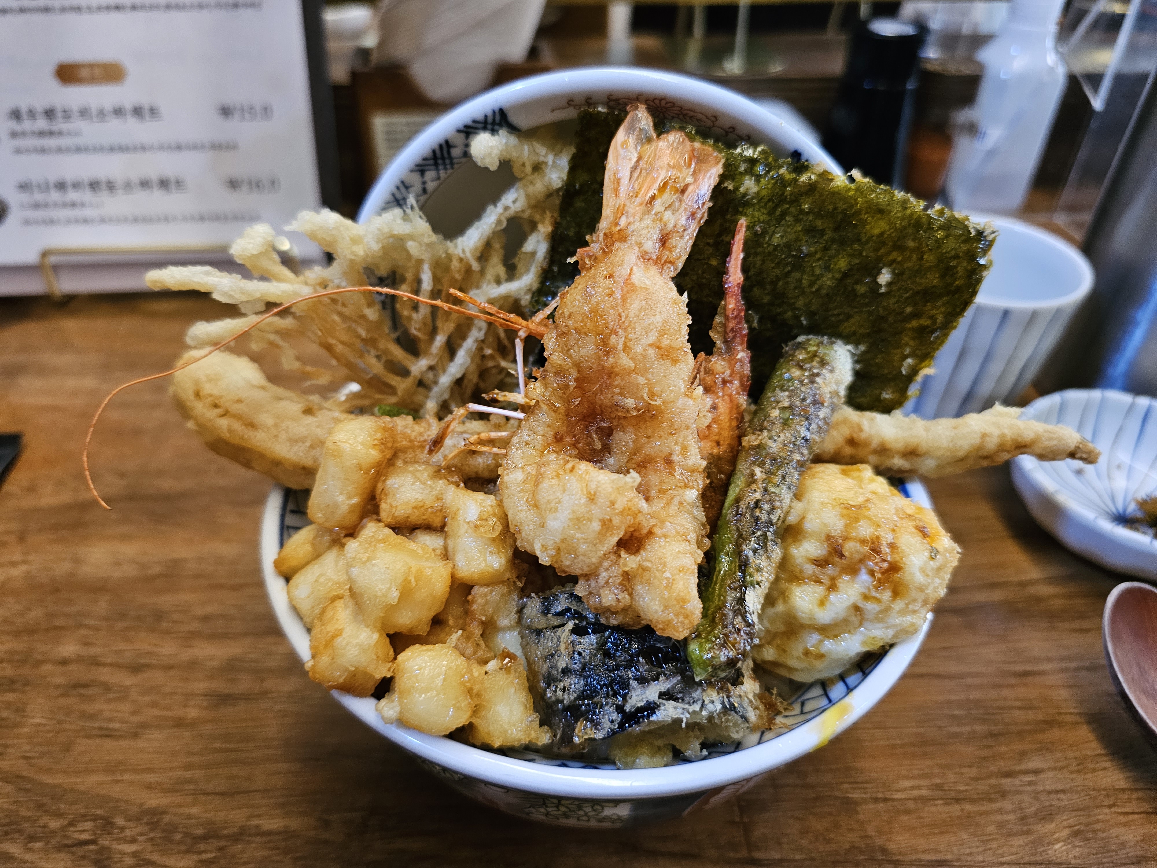  종각 텐동맛집 에도마에텐동하마다 종로점, 푸짐한 텐동